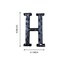 YICC 5 Inch High House Letters Solid Cast Iron Home Address Letters Perfect Matching Our 55 Inch House Numbers Black Finished Letter H