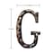 BetLight 55 Inch House Numbers Letters Highly Visible Cast Iron Metal Home Address Number for Street Office Mailbox Antique Brass Letter G