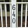 YICC 55 Inch House Numbers Cast Iron Home Address NumberMailbox Number Black Finished Number 1