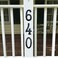 YICC 55 Inch House Numbers Cast Iron Home Address NumberMailbox Number Black Finished Number 2