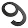 BetLight 6 Inch House Numbers Modern Floating Stainless Steel Home Address Number Elegant Black FinishNumber 9