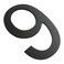 BetLight 6 Inch House Numbers Modern Floating Stainless Steel Home Address Number Elegant Black FinishNumber 9