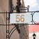 BetLight 6 Inch House Numbers Solid Cast Iron Address Number Unique Hammer Appearance with Elegant Golden Finish Number 5