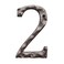BetLight Cast Iron House Numbers5 Inch Rustic Address Number Solid Heavy DutyEasy Install with Matching ScrewsNumber 2