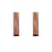 Cobata 275 Inch Adhesive House Numbers Mailbox numbers Street Door Numbers Selfstick Address Signs for Apartments Double Bronze Letter I