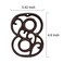 TripDock Decorative House Numbers46 Inch High Rustic Cast Iron Home Address Number Number 8