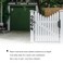 HOMUS House Address Numbers 4 Inch Height Cast Iron House Number Rustproof Black Finish Number 8