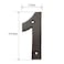 Jerrybaby House Numbers for Outside49 Inch High Home Address NumbersMailbox Numbers Number 1