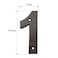 Jerrybaby House Numbers for Outside49 Inch High Home Address NumbersMailbox Numbers Number 1