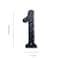 UTMOCO House Numbers for Outside55 Inch high Cast Iron Hammered Style Home Address Numbers or Metal Mailbox Number Number 1
