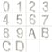 Bodicarson Stainless Steel House NumbersMetal Modern House NumbersMailbox Decor NumberSelfadhesive house Number3Inch4 Silver