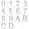 Bodicarson Stainless Steel House NumbersMetal Modern House NumbersMailbox Decor NumberSelfadhesive house Number3Inch4 Silver