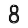 TripDock 4 Inch House Numbers for Outside Cast Iron Metal Address Home Number Unique Craftsmanstyle Look Black Number 8