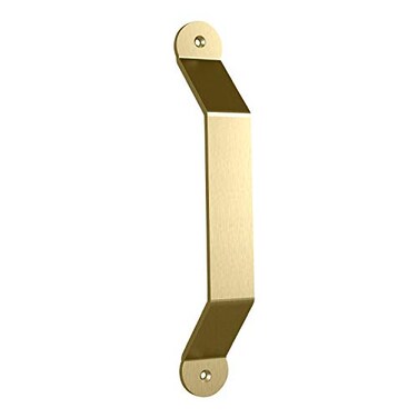 National Hardware N700109 Interior Sliding Barn Door Hardware Charleston Pull 10Inches Easy to Install Brushed Gold