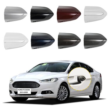 Goholy Car Exterior Door Handle Key Hole Trim Cover CapCompatible With Ford Fusion 2013 2014 2015 2016 2017 2018 2019 2020 DS7Z 54218A15DC Door Handle Accessories Lock Cap Gray Without Electroplating