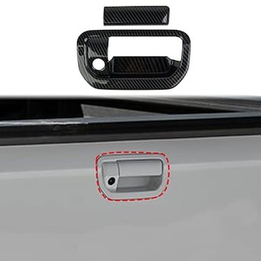 crosselec Carbon Fiber Trunk Rear Door Handle Trim Cover for 20172024 Honda Ridgeline