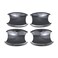 Dreamseek 4Pcs Door Handle Cup Bowl Cover for Honda CRV CRV 2007 2008 2009 2010 2011 Exterior ABS Molding Protector Trim Carbon Fiber Style