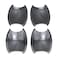 Dreamseek 4Pcs Door Handle Cup Bowl Cover for Honda CRV CRV 2007 2008 2009 2010 2011 Exterior ABS Molding Protector Trim Carbon Fiber Style