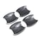 Dreamseek 4Pcs Door Handle Cup Bowl Cover for Honda CRV CRV 2007 2008 2009 2010 2011 Exterior ABS Molding Protector Trim Carbon Fiber Style