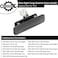 Gledewen Exterior Door Handle Metal Compatible with 19922014 Ford E150 E250 E350 E450 Econoline Rear Right Cargo License Plate Bracket Passenger Side Replace 77534 6C2Z15434A20AAA Wagon Handle