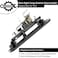 Gledewen Exterior Door Handle Metal Compatible with 19922014 Ford E150 E250 E350 E450 Econoline Rear Right Cargo License Plate Bracket Passenger Side Replace 77534 6C2Z15434A20AAA Wagon Handle