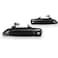 KarParts360 For Honda Civic 2001 02 03 04 2005 Door Handle Driver and Passenger Side Pair Front Exterior Smooth Black With Key Hole All Submodels Replacement For 72180S5DA02 72140S5DA02