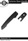 Gledewen Exterior Door Handle Compatible with 20082011 Ford Focus Front Left Driver or Right Passenger Side with Key Hole Replace 81323 8S4Z54218A14AA Outside Handle