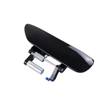 HUYILUN0104 Black Painted Exterior Door Handle Outer Handle Compatible with Honda Fit Jazz 20092013 Front RightRear Right