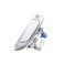 HUYILUN0104 Chrome Exterior Door Handle Outer Lock Front Rear Compatible with Honda Civic 2001 2002 2003 2004 2005 Front Right
