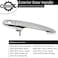 Gledewen Outside Door Handle Compatible with 20052013 Buick LaCrosse Lucerne Allure Chevy Cobalt Impala Monte Carlo Pontiac G5 Solstice Saturn Sky Front Left Driver Side Replace 80532 GM1310165