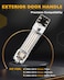 Gledewen Passenger Door Handle Compatible with 20042015 Nissan Titan Armada Chrome Front Right Passenger Side Exterior Door Handle Replace 81572 806407S000 80640ZC00A Outside Door Handle Part