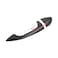 Qiilu 4pcs Car Carbon Fiber Style Door Handle Cover Trim ABS Door Handle Cover Replacement for Benz C Class W205 20152018 GLC Class X253 20162018