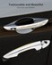 QNHEAY 82652C1010 Exterior Door Handle Front Driver Side Fit for Hyundai Sonata 20152019 Replace 15759578 82651C1110 Chrome