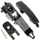 SHACHAR Exterior Door Handle Kit Front Left Driver Side 8S4Z5422404AA Compatible with Ford Focus 20082011 Cap wKeyhole 8S4Z54218A14AA Bracket 8S4Z5426685B Matte Black