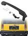 Gledewen Tailgate Latch Handle Kit Compatible with 20032009 Hummer H2 Textured Black Exterior Tail gate Door Handle Replace 97503 1513544 13767004 Rear Liftgate Latch Lever Repair Set Assembly