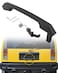Gledewen Tailgate Latch Handle Kit Compatible with 20032009 Hummer H2 Textured Black Exterior Tail gate Door Handle Replace 97503 1513544 13767004 Rear Liftgate Latch Lever Repair Set Assembly