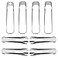 Tutor Auto Chrome Door Handle Covers Compatible with 20092018 Dodge Ram 1500 2500 3500 HandleExterior Door