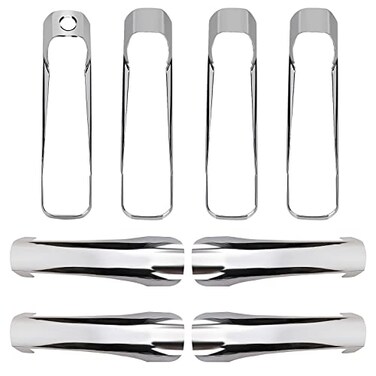 Tutor Auto Chrome Door Handle Covers Compatible with 20092018 Dodge Ram 1500 2500 3500 HandleExterior Door