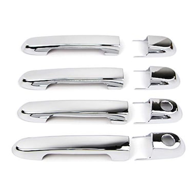 Dreamseek 8Pcs 4 Door Handle Cover Compatible with Hyundai Accent 2006 2007 2008 2009 2010 Exterior ABS Molding Protector Trim Chrome Plated