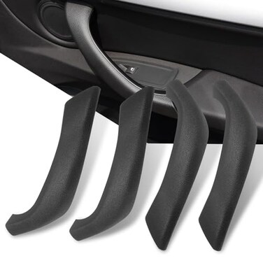 Jaronx Compatible with BMW X1X2 Door Handle Cover Right Side Door Handles Replacement Outer Cover Compatible with BMW X1 F48 20162022 X2 F39 20182023 4PCS Black