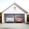 AURELIO TECH Magnetic Garage Door Screen for 2 Car 16x7 ft Double Garage Door Mesh Screen Curtain Cover Kit with Hook and Loop