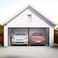 AURELIO TECH Magnetic Garage Door Screen for 2 Car 16x7 ft Double Garage Door Mesh Screen Curtain Cover Kit with Hook and Loop