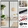 CHIYUNS Screen Door Mesh Magnetic Closure 30 x 80 inch Self Closing Fiberglass Mosquito Net with Magnet for Doors Heavy Duty Bug Fly Screens Curtain for Doorway Keep Bugs Out Pet Friendly