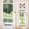 CHIYUNS White Screen Door Mesh Magnetic Closure Heavy Duty 32 x 82 inch Self Closing Fiberglass Mosquito Net with Magnet for Doors Bug Fly Screens Curtain for Doorway Keep Bugs Out Pet Friendly
