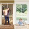 CHIYUNS White Screen Door Mesh Magnetic Closure Heavy Duty 32 x 82 inch Self Closing Fiberglass Mosquito Net with Magnet for Doors Bug Fly Screens Curtain for Doorway Keep Bugs Out Pet Friendly
