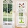CHIYUNS White Screen Door Mesh Magnetic Closure Heavy Duty 36 x 80 inch Self Closing Fiberglass Mosquito Net with Magnet for Doors Bug Fly Screens Curtain for Doorway Keep Bugs Out Pet Friendly