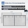 Q-Hillstar Garage Door Screen 16 x 7 Ft for 2Car Garage Magnetic Closure for HandsFree Entry Heavy Duty Fiberglass Mesh Durable Weighted Bottom Hook Loop Fastening for Easy Installation