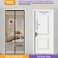 PIGETALE Magnetic Screen Door Fits Doors up to 36 x 82 Inches Max Screen Size 38 x 84 Heavy Duty Screen Mesh Net Keeps Bugs Out Self Sealing Hands Free Mesh Partition Pet and Kid Friendly