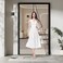 PIGETALE Magnetic Screen Door Fits Doors up to 36 x 82 Inches Max Screen Size 38 x 84 Heavy Duty Screen Mesh Net Keeps Bugs Out Self Sealing Hands Free Mesh Partition Pet and Kid Friendly