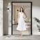 PIGETALE Magnetic Screen Door Magnetic Closure Fits 38x82 Doors Reinforced Hands Free Mesh Partition Net Self Sealing Heavy Duty Curtain Keeps Bugs Out Frame Hook Loop Pet and Kid Friendly